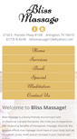 Mobile Screenshot of bliss-massage.com